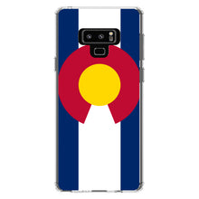 DistinctInk® Clear Shockproof Hybrid Case for Apple iPhone / Samsung Galaxy / Google Pixel - Colorado State Flag