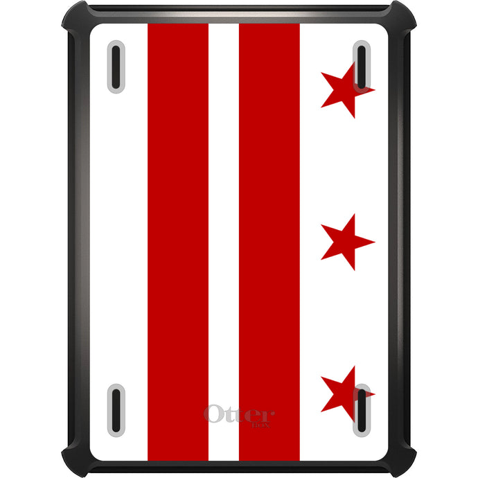DistinctInk™ OtterBox Defender Series Case for Apple iPad / iPad Pro / iPad Air / iPad Mini - Washington DC Flag