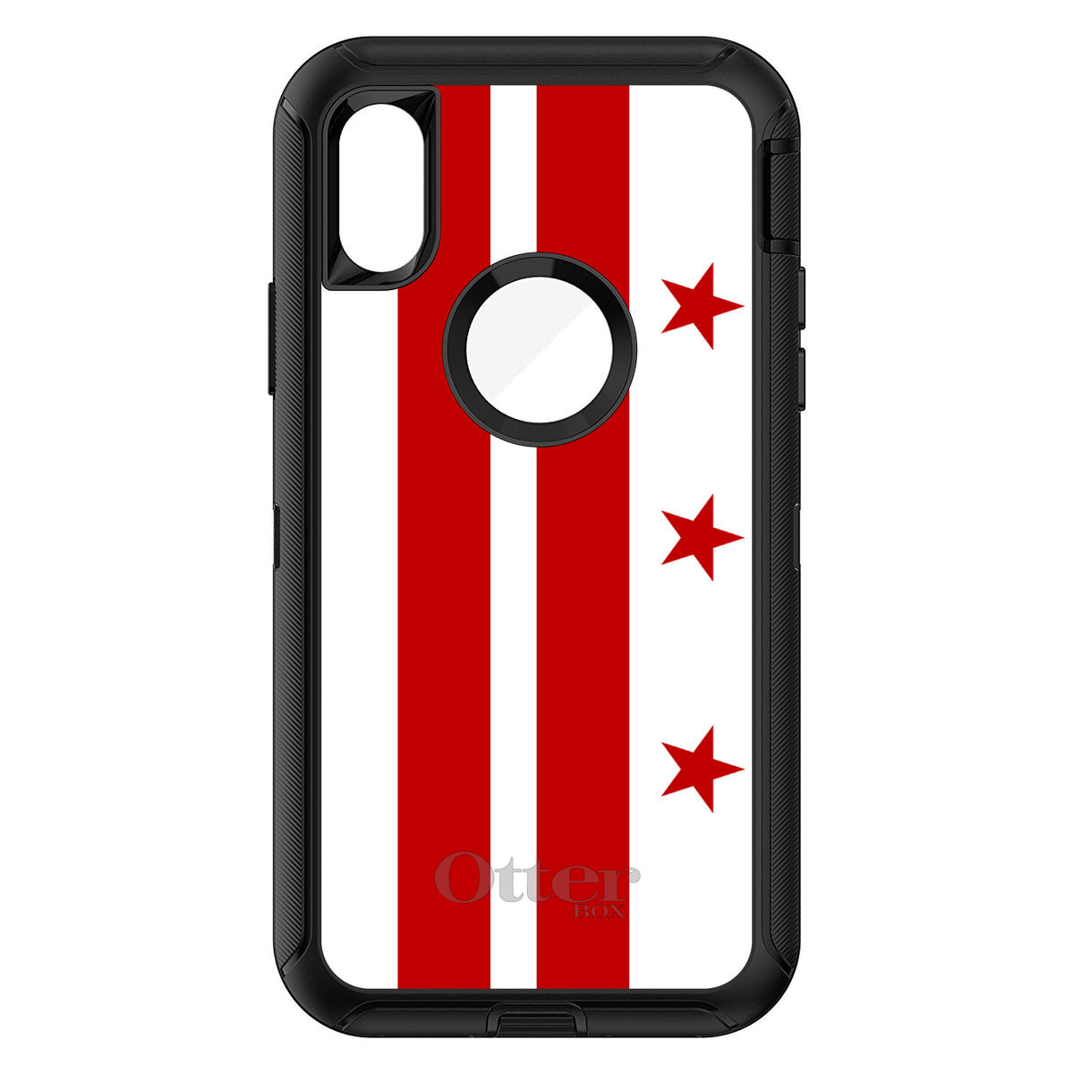 Washington DC Flag OtterBox Defender Case for iPhone & Galaxy, view 3