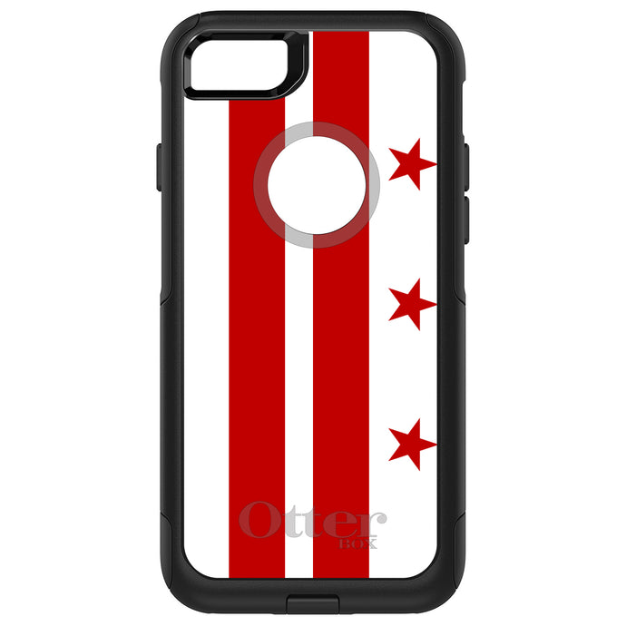 DistinctInk OtterBox Commuter Series Case for Apple iPhone or Samsung Galaxy - Washington DC Flag