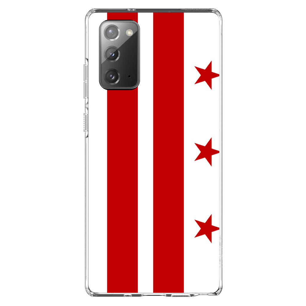 Washington DC Flag Clear Shockproof iPhone Case, view 8