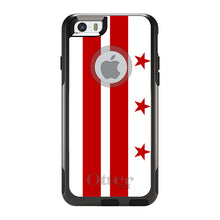 DistinctInk™ OtterBox Commuter Series Case for Apple iPhone or Samsung Galaxy - Washington DC Flag