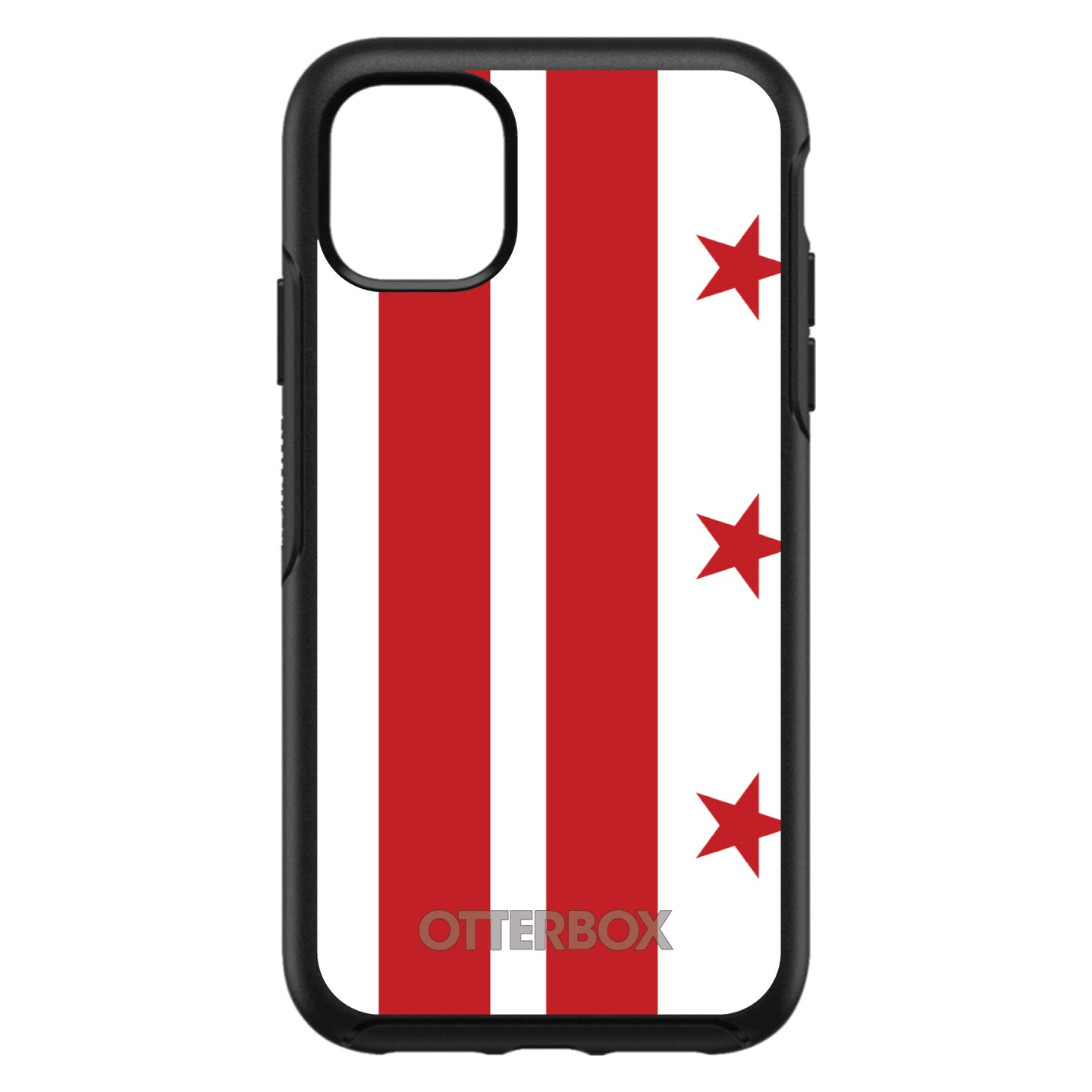 DistinctInk™ OtterBox Symmetry Series Case for Apple iPhone / Samsung Galaxy / Google Pixel - Washington DC Flag