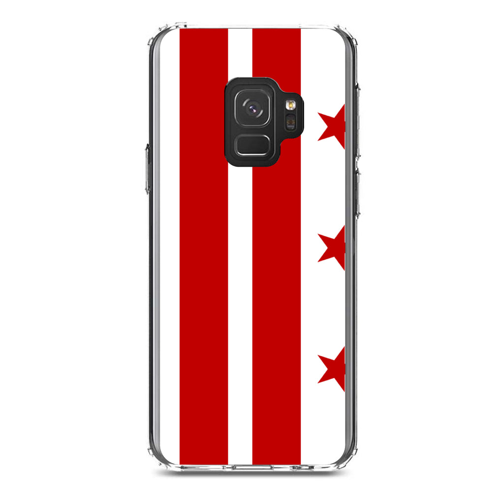 Washington DC Flag Clear Shockproof iPhone Case, view 19