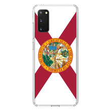 DistinctInk® Clear Shockproof Hybrid Case for Apple iPhone / Samsung Galaxy / Google Pixel - Florida State Flag