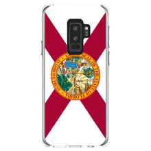 DistinctInk® Clear Shockproof Hybrid Case for Apple iPhone / Samsung Galaxy / Google Pixel - Florida State Flag