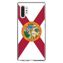 DistinctInk® Clear Shockproof Hybrid Case for Apple iPhone / Samsung Galaxy / Google Pixel - Florida State Flag