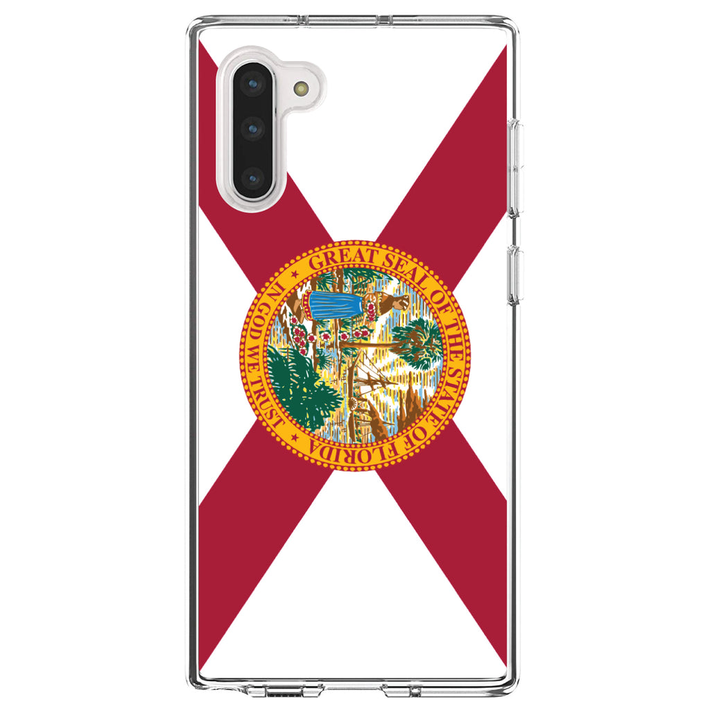 Florida State Flag Clear Shockproof iPhone Case, view 9