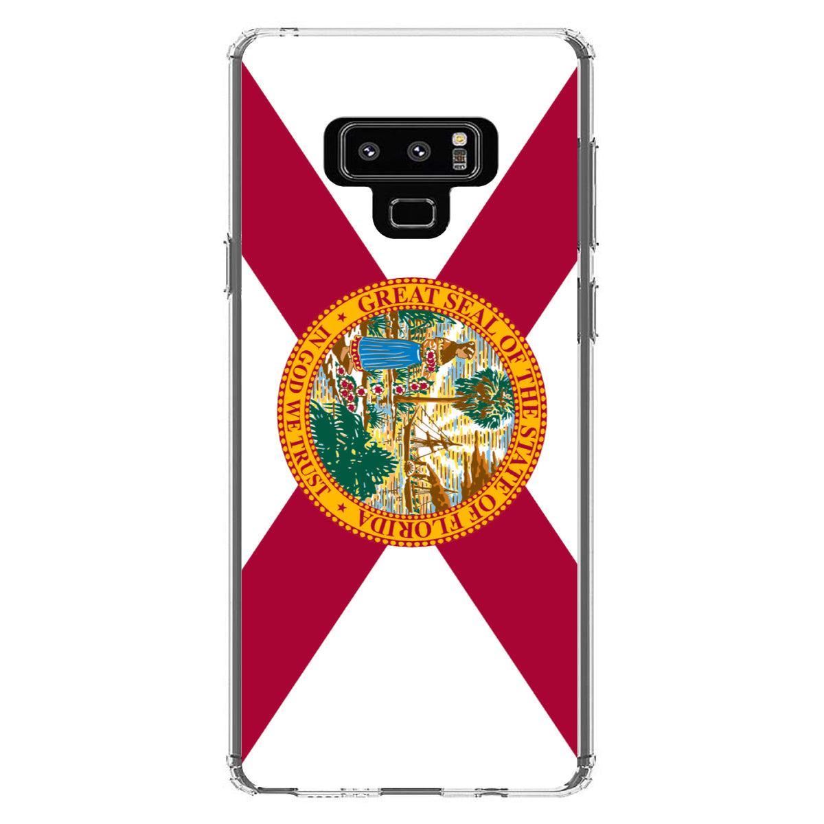 Florida State Flag Clear Shockproof iPhone Case, view 11