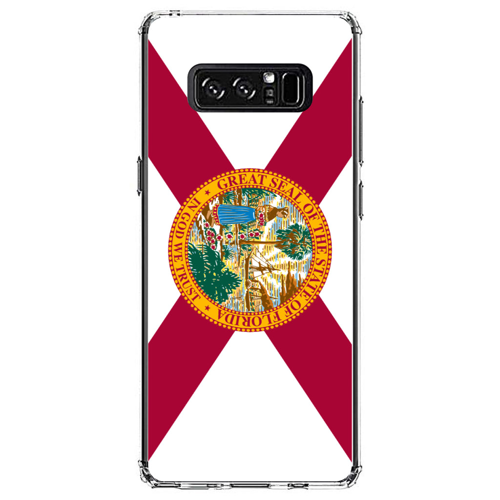 Florida State Flag Clear Shockproof iPhone Case, view 12