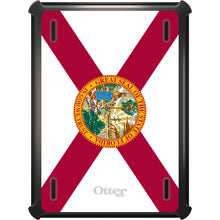 DistinctInk™ OtterBox Defender Series Case for Apple iPad / iPad Pro / iPad Air / iPad Mini - Florida State Flag