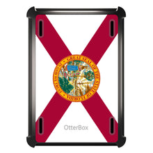 DistinctInk™ OtterBox Defender Series Case for Apple iPad / iPad Pro / iPad Air / iPad Mini - Florida State Flag