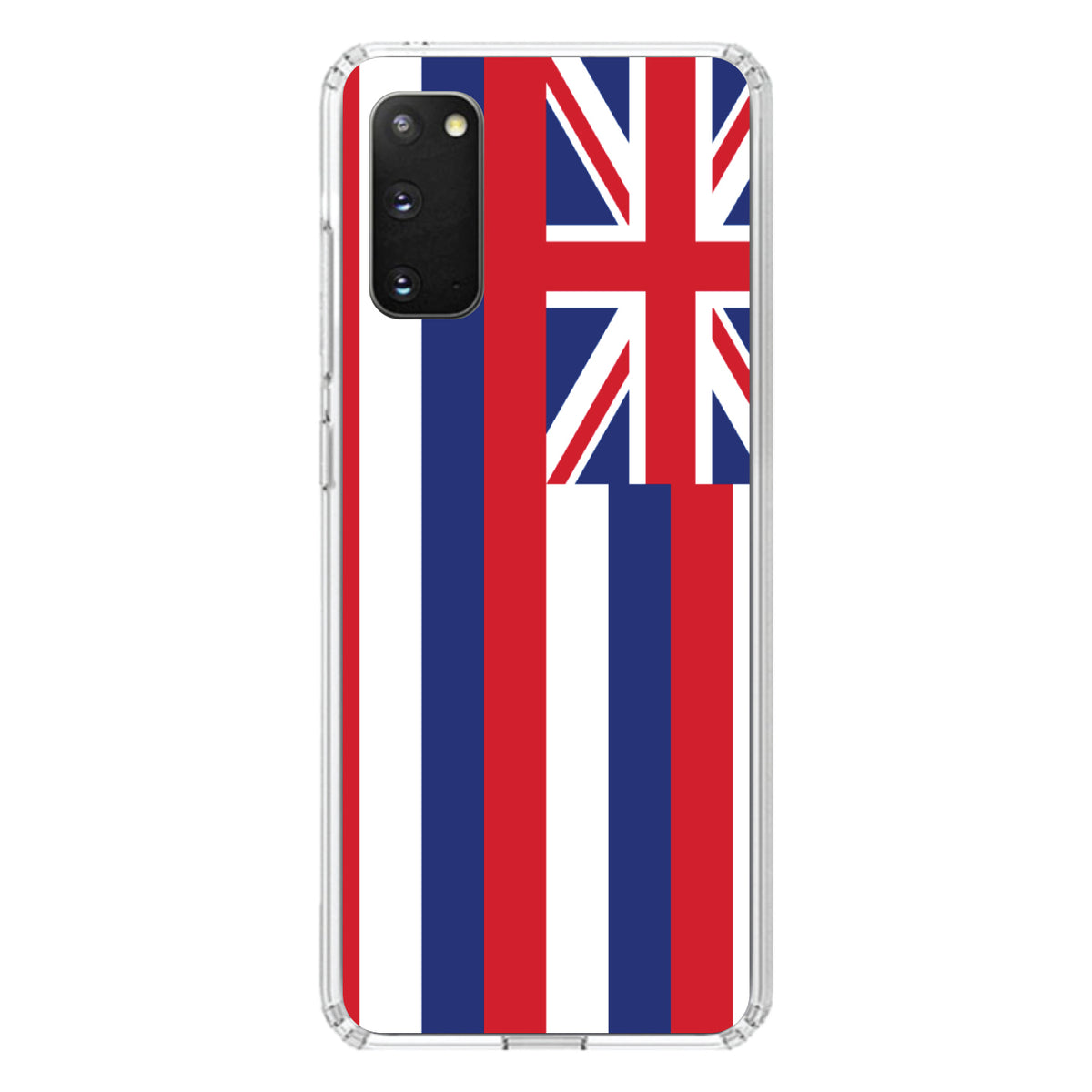 Hawaii State Flag Clear Shockproof iPhone Case, view 13