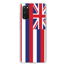 DistinctInk® Clear Shockproof Hybrid Case for Apple iPhone / Samsung Galaxy / Google Pixel - Hawaii State Flag
