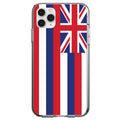Hawaii State Flag Clear Shockproof iPhone Case
