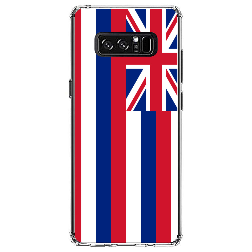 Hawaii State Flag Clear Shockproof iPhone Case, view 12