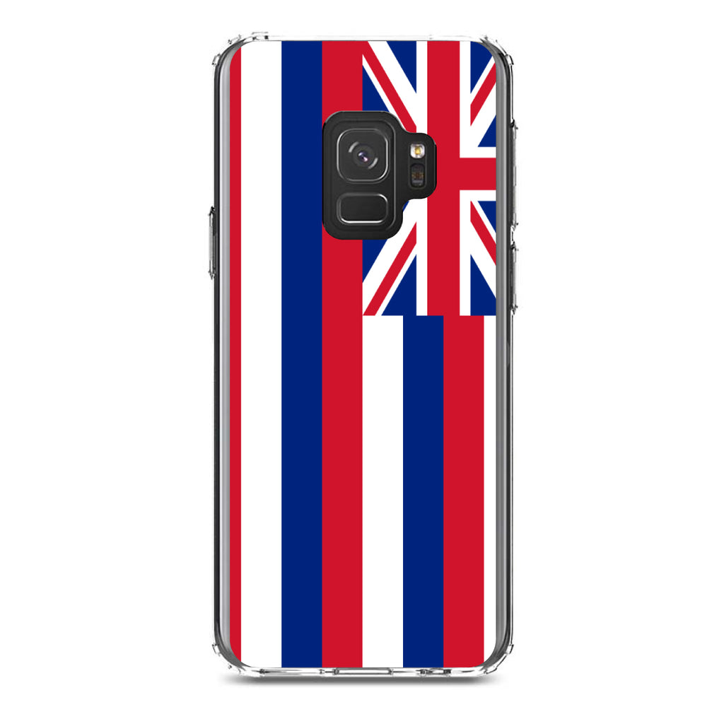 Hawaii State Flag Clear Shockproof iPhone Case, view 19