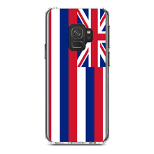 DistinctInk® Clear Shockproof Hybrid Case for Apple iPhone / Samsung Galaxy / Google Pixel - Hawaii State Flag