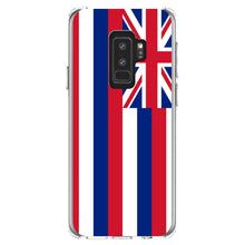 DistinctInk® Clear Shockproof Hybrid Case for Apple iPhone / Samsung Galaxy / Google Pixel - Hawaii State Flag