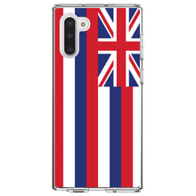 DistinctInk® Clear Shockproof Hybrid Case for Apple iPhone / Samsung Galaxy / Google Pixel - Hawaii State Flag