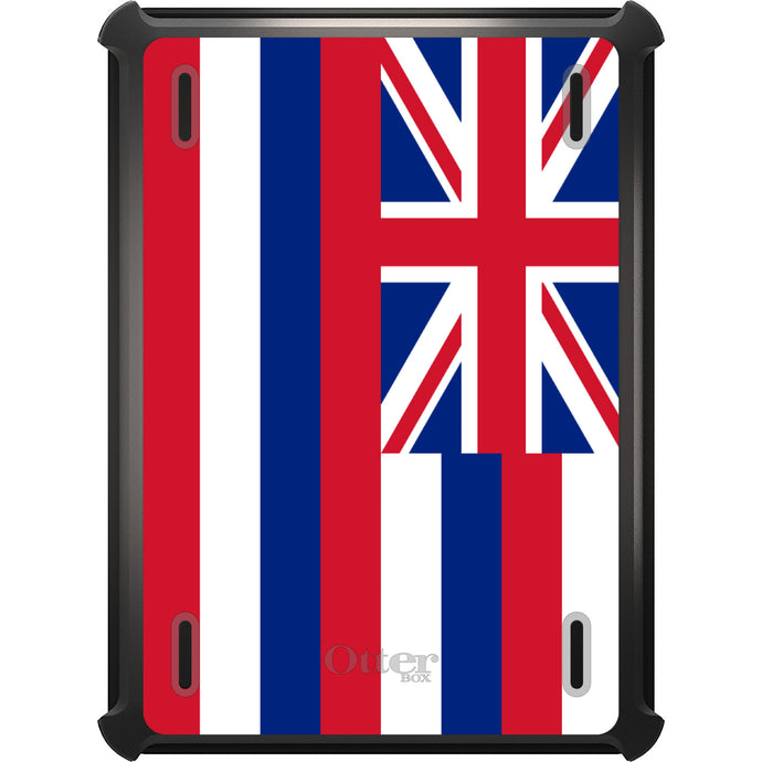DistinctInk™ OtterBox Defender Series Case for Apple iPad / iPad Pro / iPad Air / iPad Mini - Hawaii State Flag