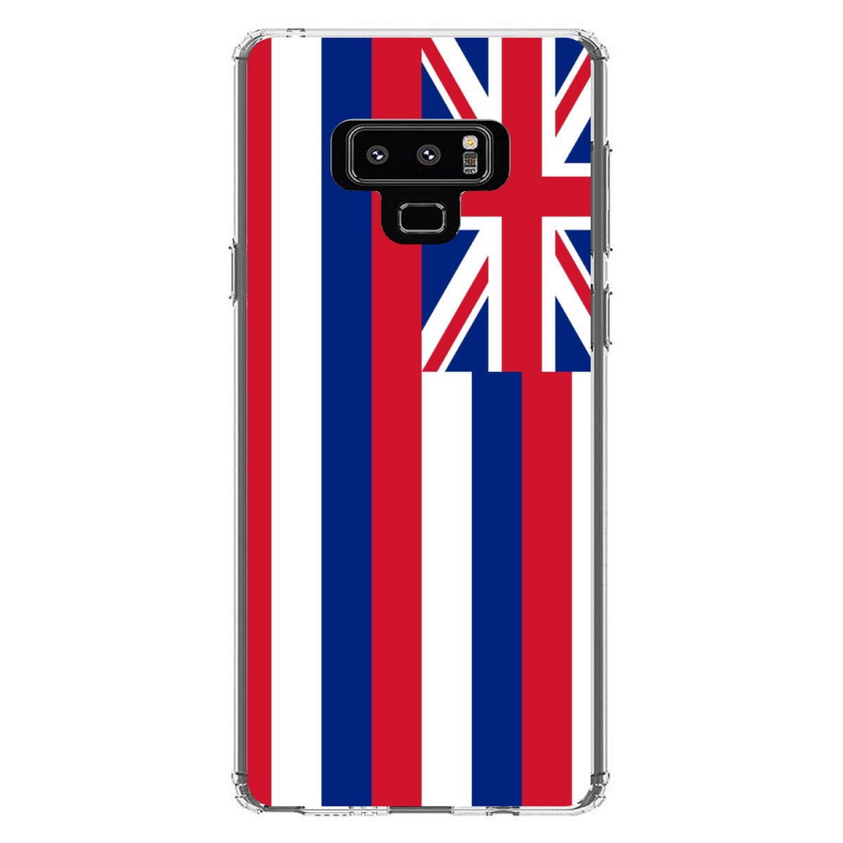 Hawaii State Flag Clear Shockproof iPhone Case, view 11