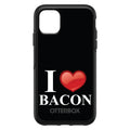 Black White Red I Heart Bacon OtterBox Symmetry Case for iPhone & Galaxy