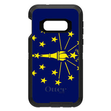 DistinctInk™ OtterBox Defender Series Case for Apple iPhone / Samsung Galaxy / Google Pixel - Indiana State Flag