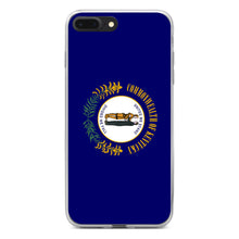 DistinctInk® Clear Shockproof Hybrid Case for Apple iPhone / Samsung Galaxy / Google Pixel - Kentucky State Flag