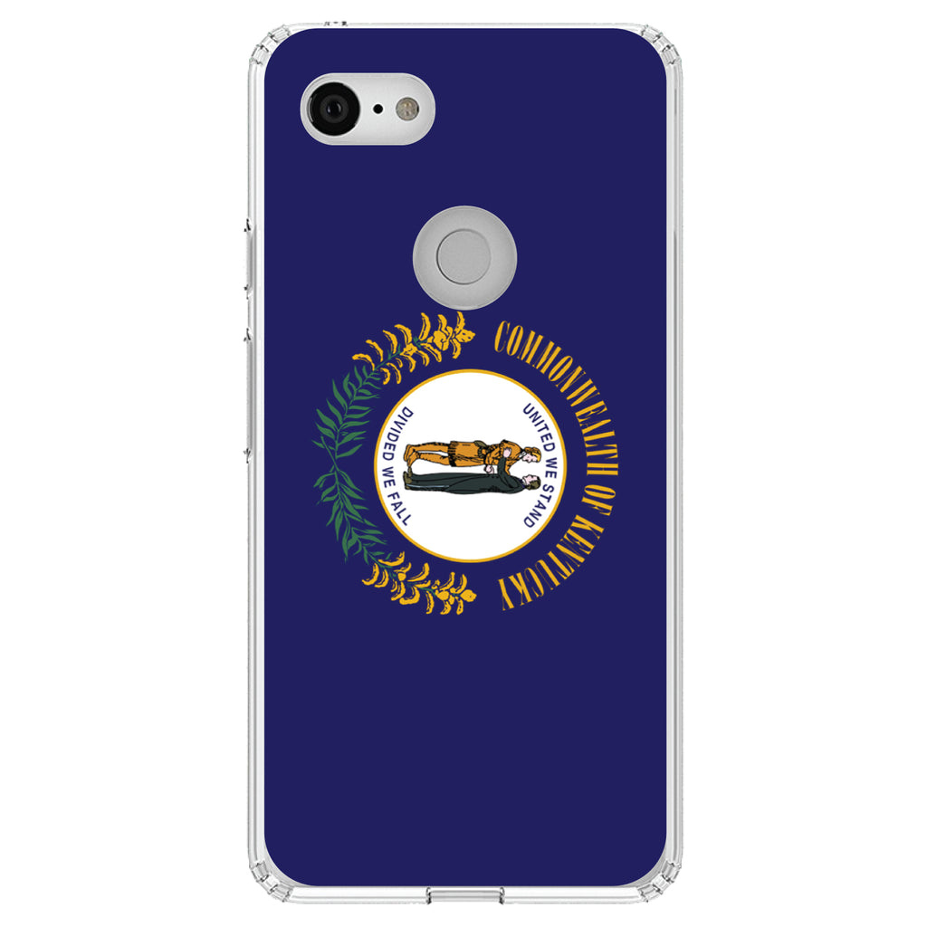 Kentucky State Flag Clear Shockproof iPhone Case, view 22