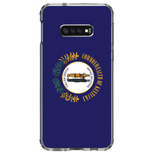 DistinctInk® Clear Shockproof Hybrid Case for Apple iPhone / Samsung Galaxy / Google Pixel - Kentucky State Flag