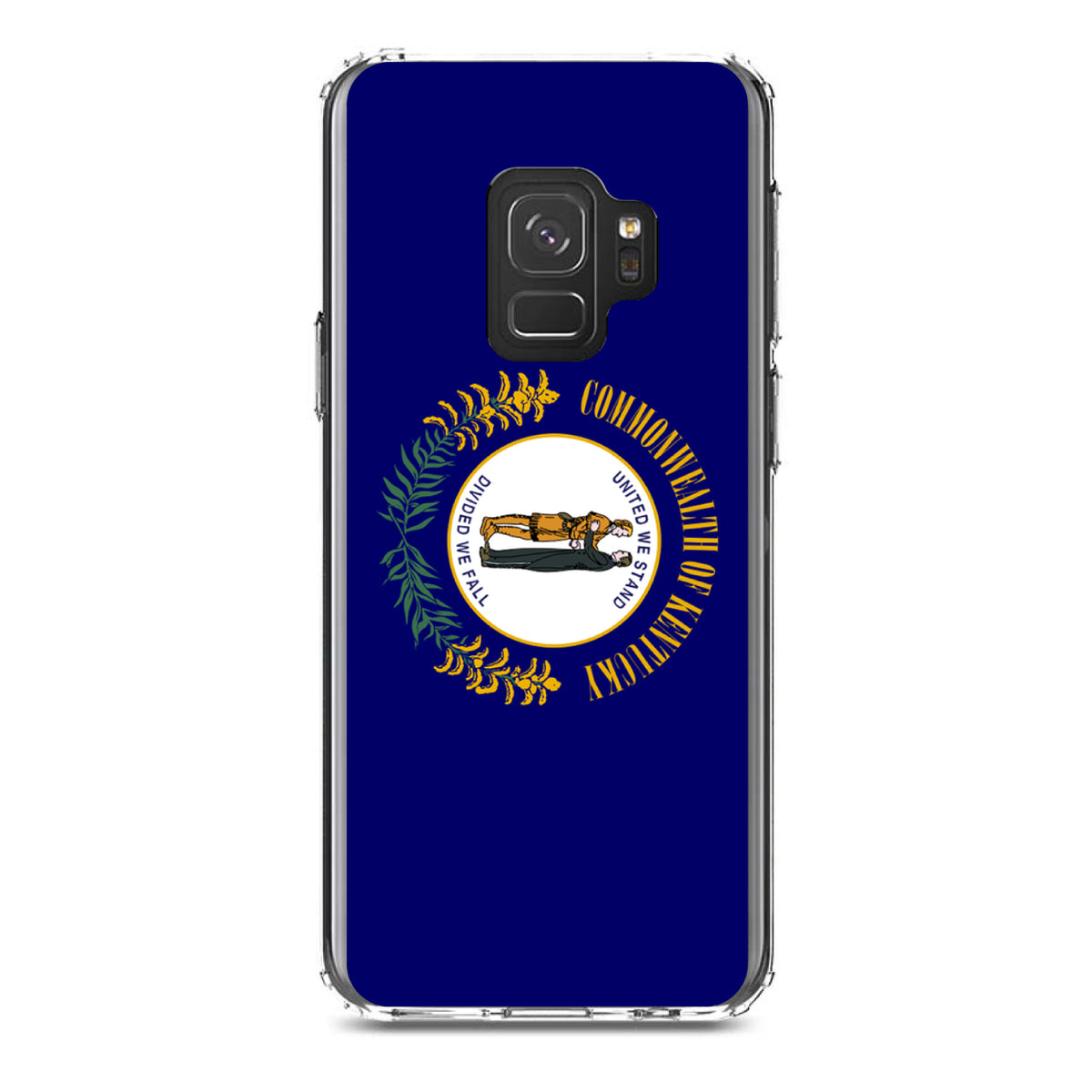 Kentucky State Flag Clear Shockproof iPhone Case, view 19