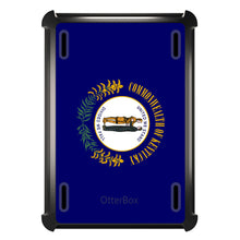 DistinctInk™ OtterBox Defender Series Case for Apple iPad / iPad Pro / iPad Air / iPad Mini - Kentucky State Flag