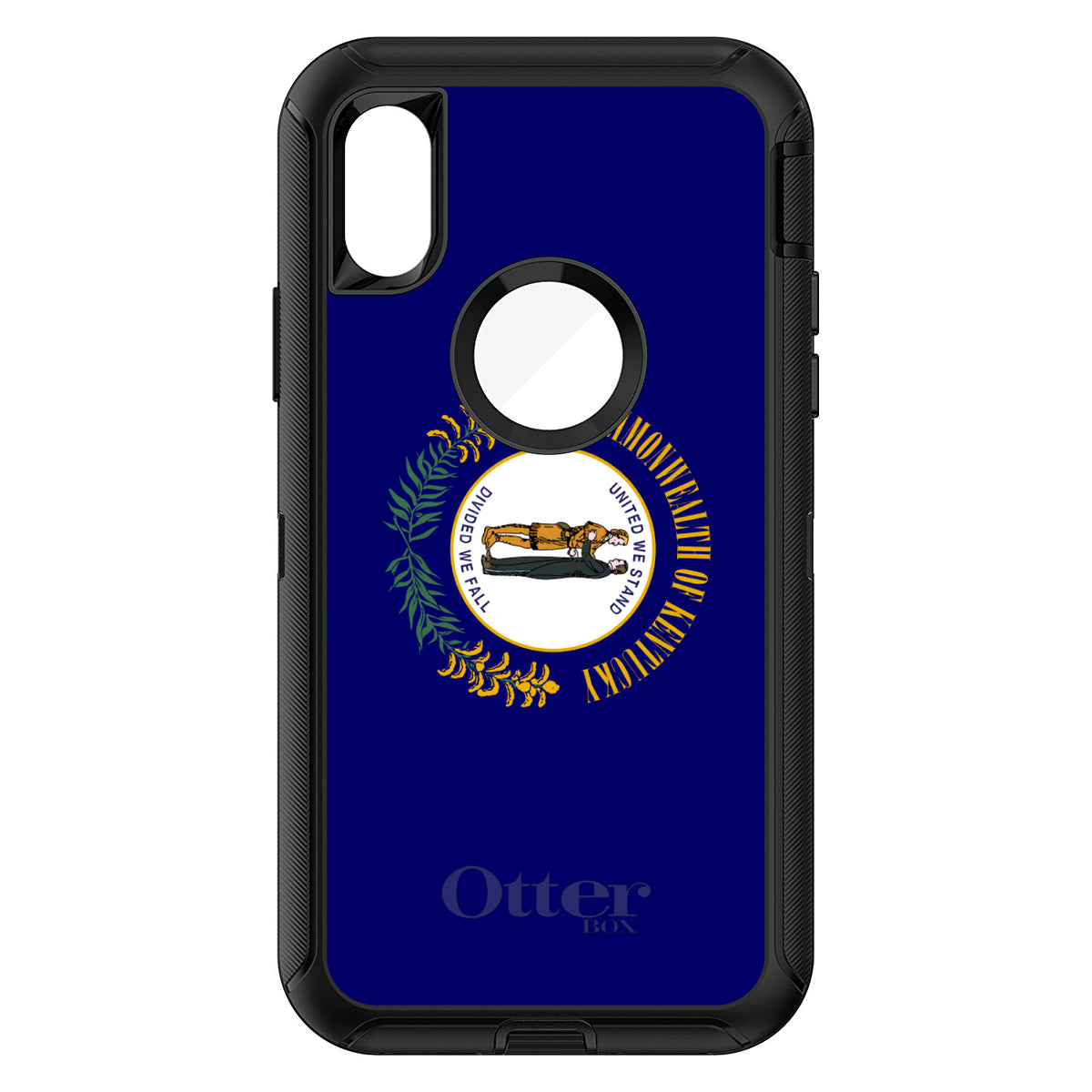 Kentucky State Flag OtterBox Defender Case for iPhone & Galaxy, view 3