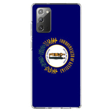 DistinctInk® Clear Shockproof Hybrid Case for Apple iPhone / Samsung Galaxy / Google Pixel - Kentucky State Flag