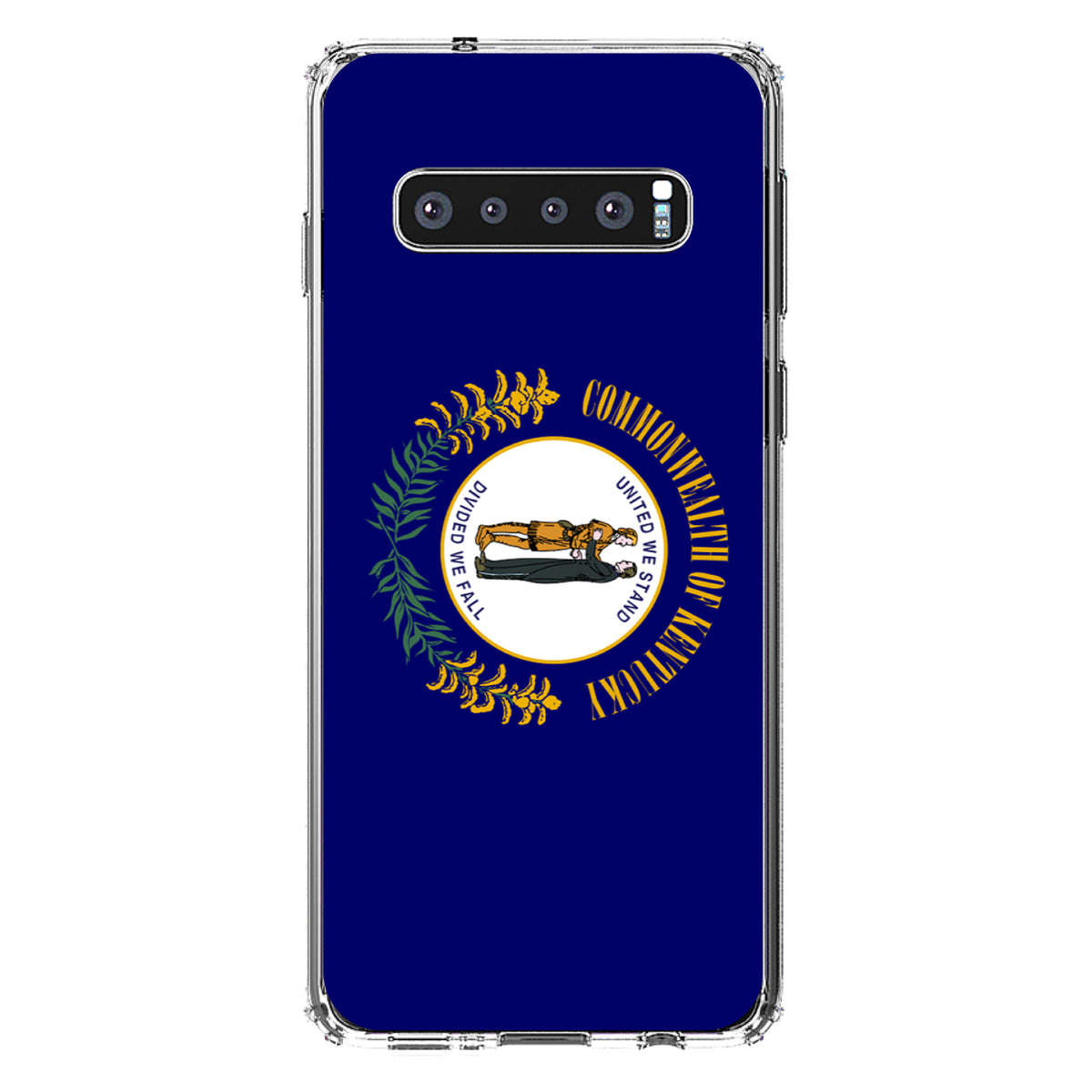 Kentucky State Flag Clear Shockproof iPhone Case, view 17