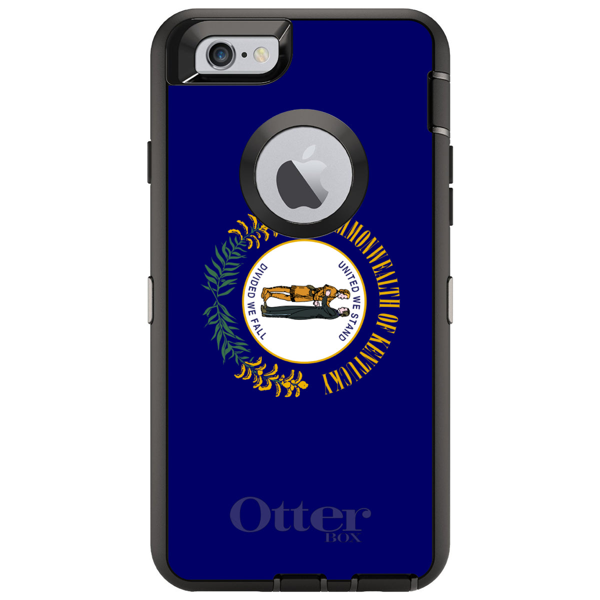 Kentucky State Flag OtterBox Defender Case for iPhone & Galaxy, view 4