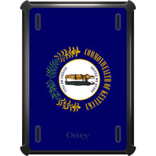 DistinctInk™ OtterBox Defender Series Case for Apple iPad / iPad Pro / iPad Air / iPad Mini - Kentucky State Flag