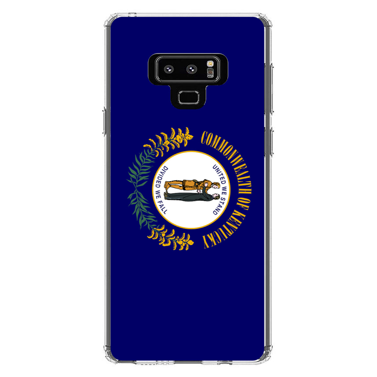 Kentucky State Flag Clear Shockproof iPhone Case, view 11