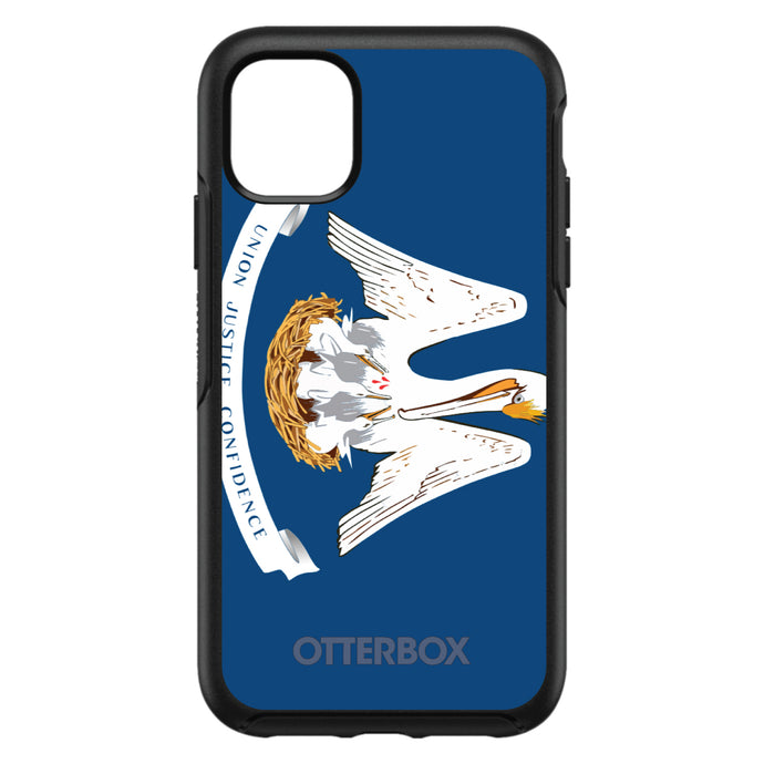 DistinctInk™ OtterBox Symmetry Series Case for Apple iPhone / Samsung Galaxy / Google Pixel - Louisiana State Flag