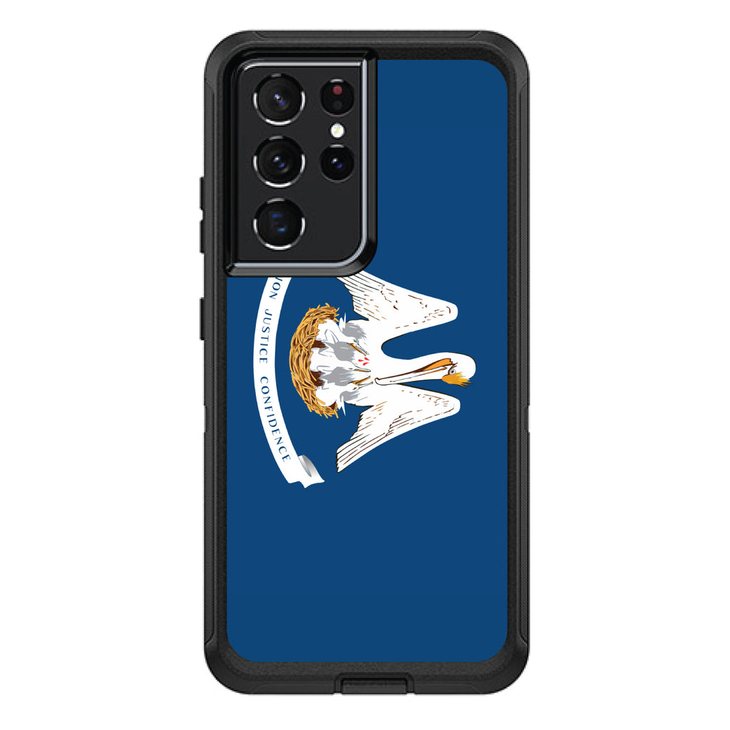 Louisiana State Flag OtterBox Defender Case for iPhone & Galaxy, view 7