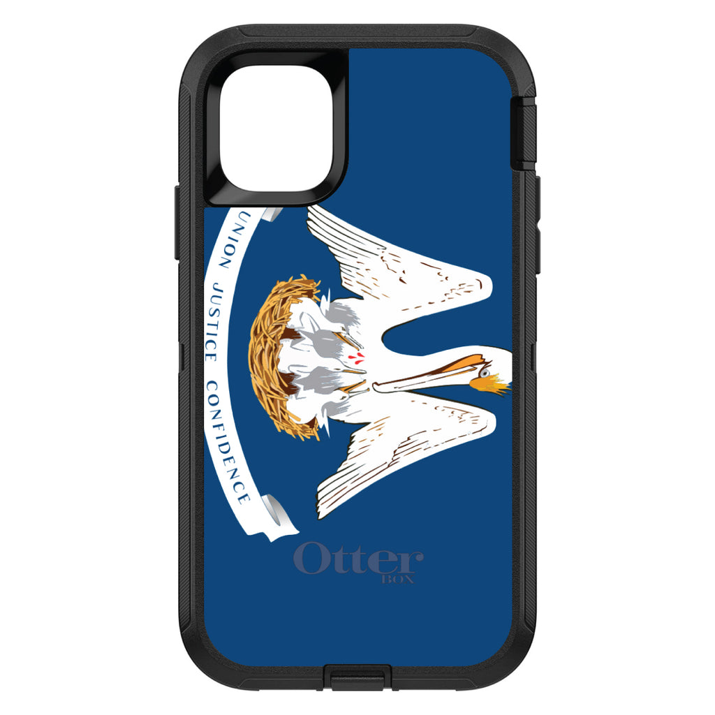 Louisiana State Flag OtterBox Defender Case for iPhone & Galaxy, view 2