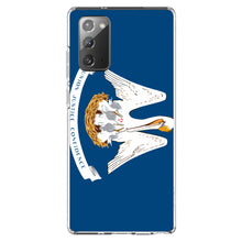DistinctInk® Clear Shockproof Hybrid Case for Apple iPhone / Samsung Galaxy / Google Pixel - Louisiana State Flag