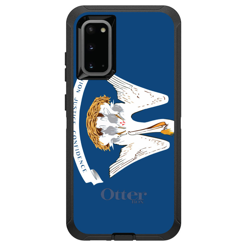 Louisiana State Flag OtterBox Defender Case for iPhone & Galaxy, view 8