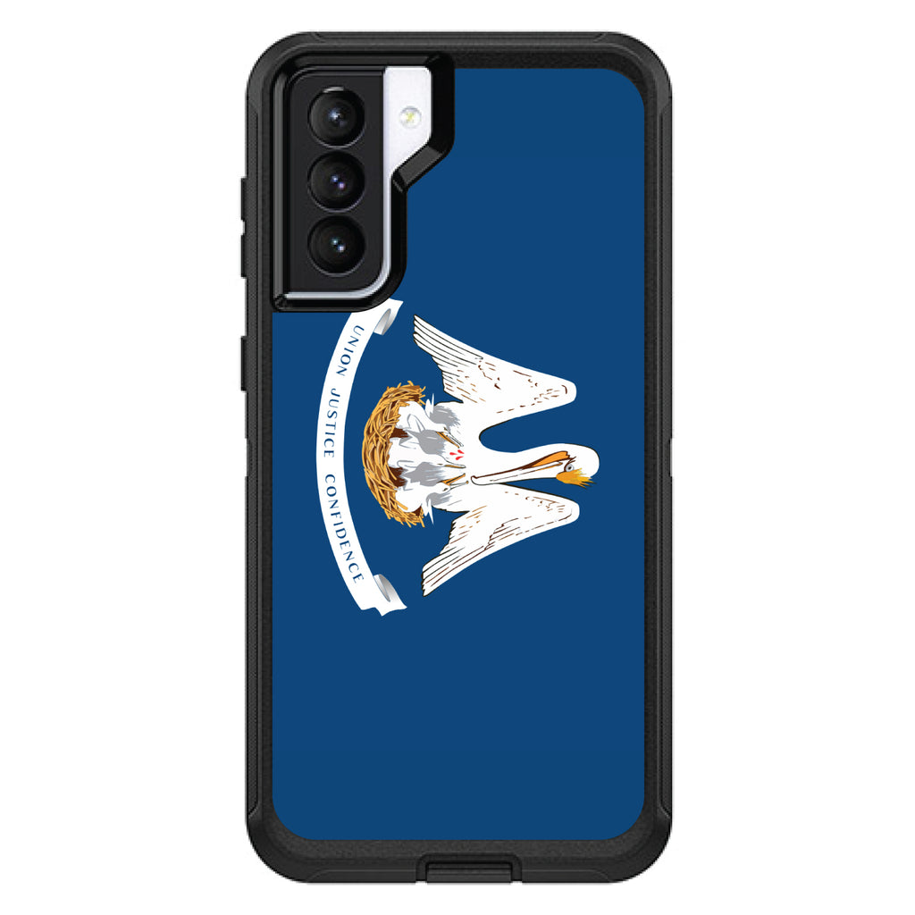 Louisiana State Flag OtterBox Defender Case for iPhone & Galaxy, view 5