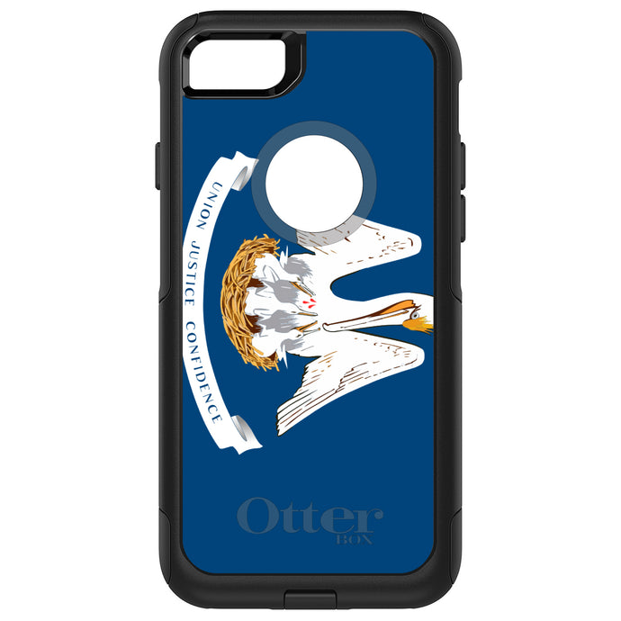 DistinctInk OtterBox Commuter Series Case for Apple iPhone or Samsung Galaxy - Louisiana State Flag