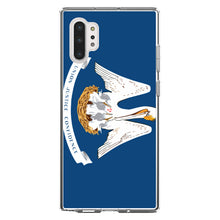 DistinctInk® Clear Shockproof Hybrid Case for Apple iPhone / Samsung Galaxy / Google Pixel - Louisiana State Flag