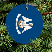 Louisiana State Flag Ceramic Ornament
