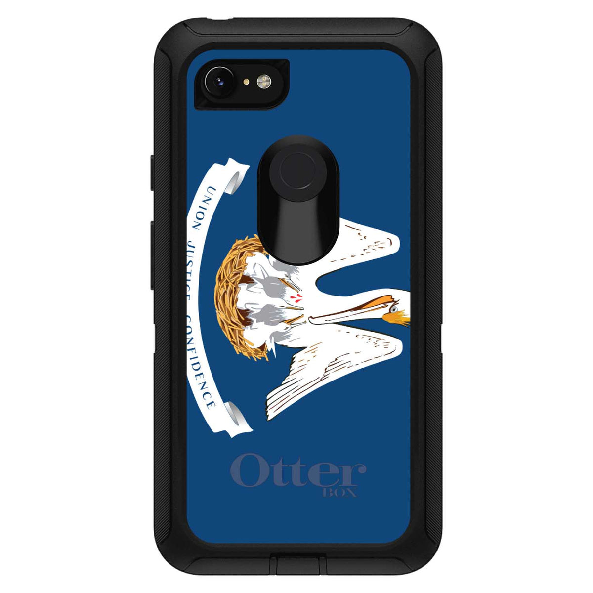 Louisiana State Flag OtterBox Defender Case for iPhone & Galaxy, view 18