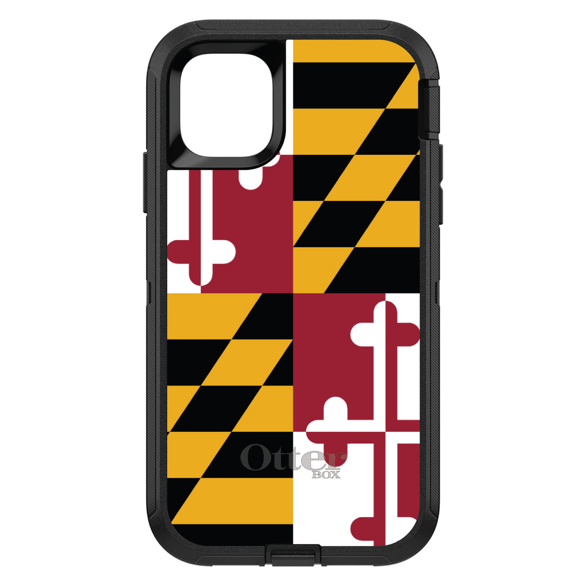 Maryland State Flag OtterBox Defender Case for iPhone & Galaxy, view 2